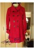 韩版时尚双排扣立领罗马呢大衣.JPG