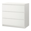 Malm 3 Drawer Chest White 99CND.jpg