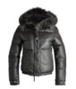 Parajumpers Linda Leather Women Black Jackets.jpg